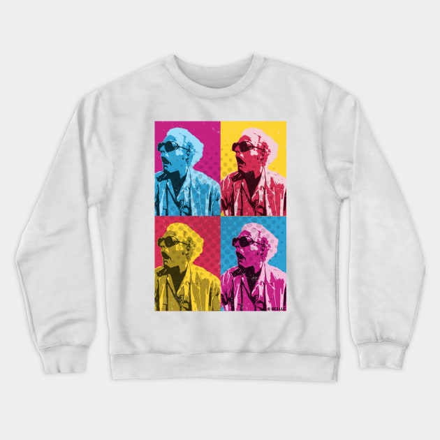 Doc Brown Pop Art Back To The Future Crewneck Sweatshirt by Nonconformist